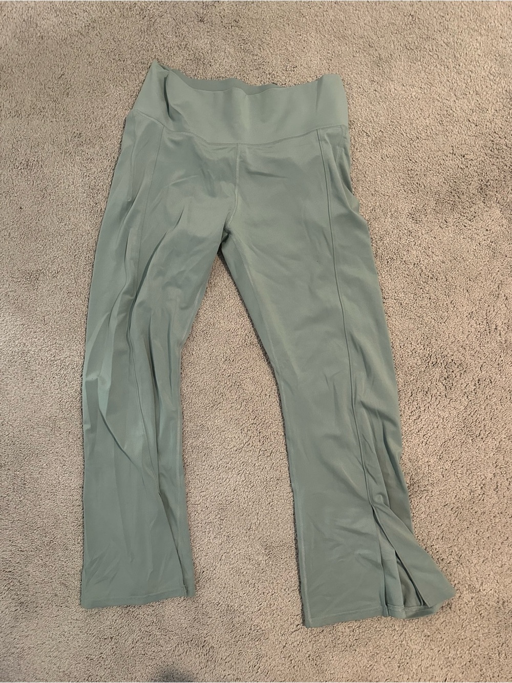 Under Armour Sage Green Flared Track Pants